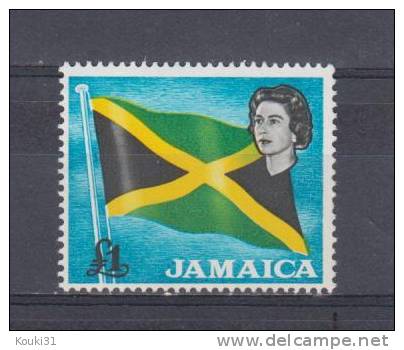 Jamaïque YT 239 ** : Drapeau Et Elizabeth II - 1964 - Jamaica (1962-...)