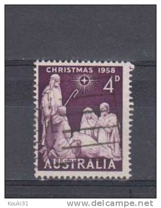 Australie YT 248 Obl : Noël 1958 , La Nativité - Usados