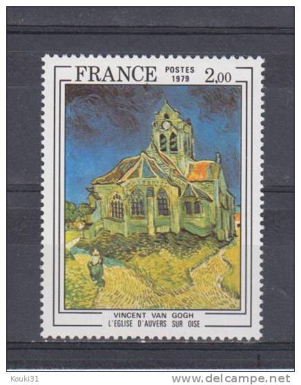 France YT 2054 ** : L'église D'Auvers-sur-Oise De Van Gogh - Impressionisme