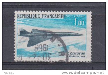 France YT PA 43 Obl : Concorde , Belle Oblitération - 1960-.... Matasellados