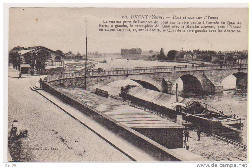 CPA YONNE 89 JOIGNY N°60   Pont Et Vue Sur L'Yonne - Joigny