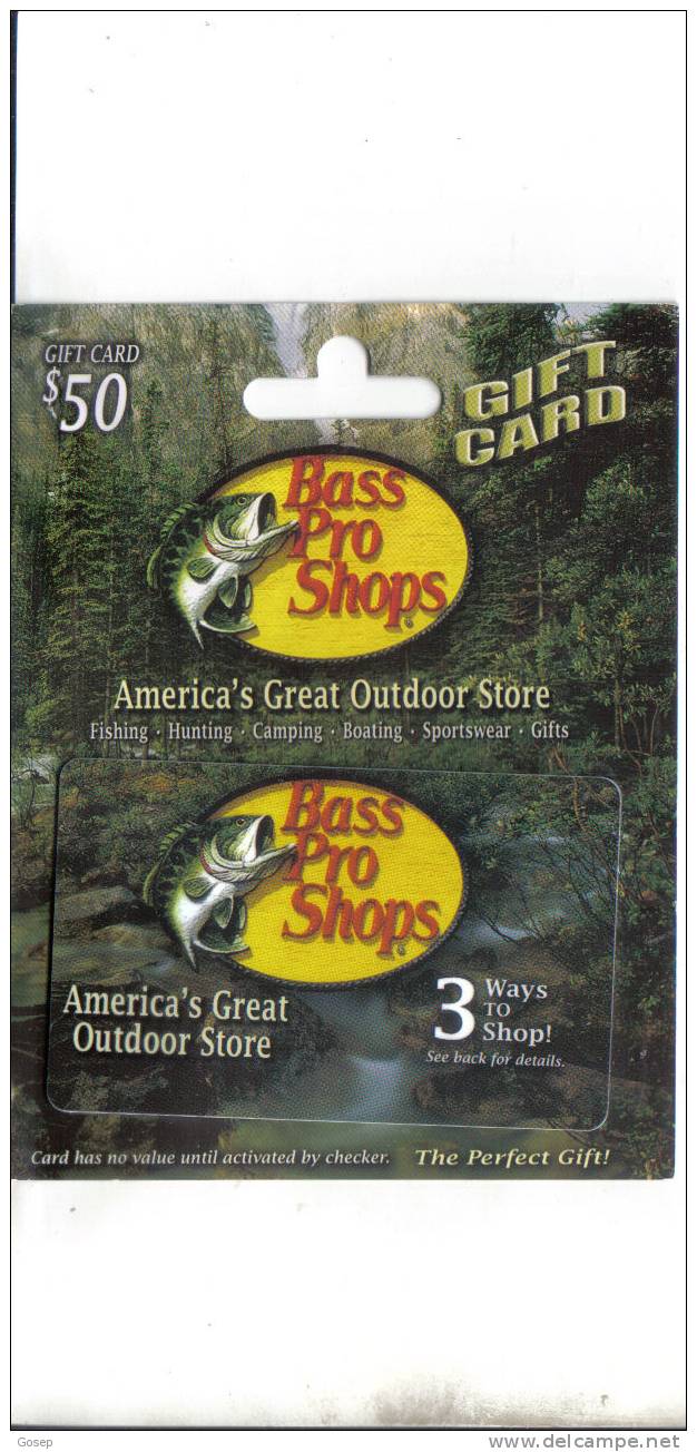 U.s.a.-america's Great Outdoor Store-$50-mint Folder - Andere & Zonder Classificatie