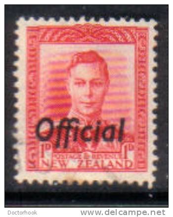 NEW ZEALAND  Scott #  O 92B  F-VF USED - Dienstzegels