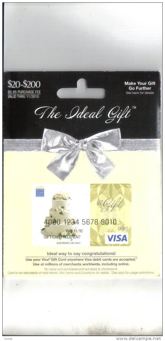 U.s.a-make Your Gift Go  Further-$20--$200 Number(6)-mint Folder - Otros & Sin Clasificación