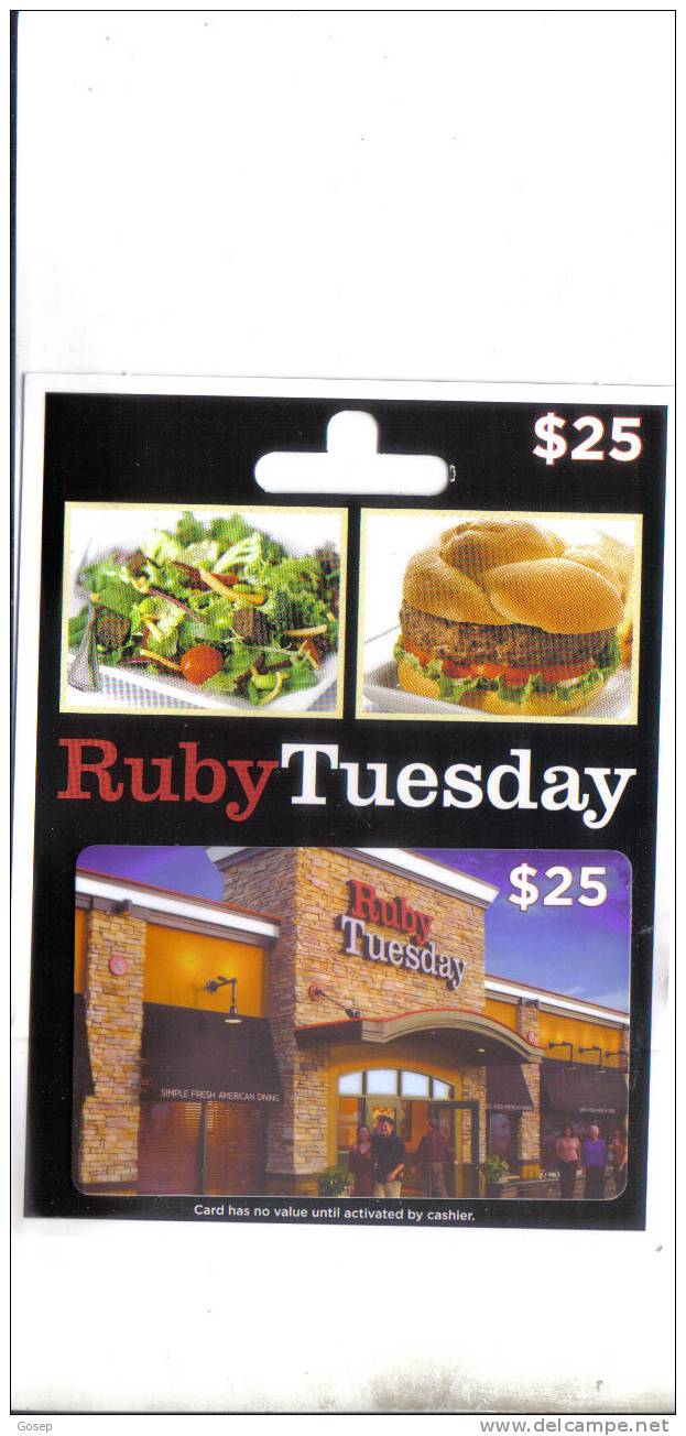 U.s.a.-ruby Tuesday-$25-mint Folder - Sonstige & Ohne Zuordnung