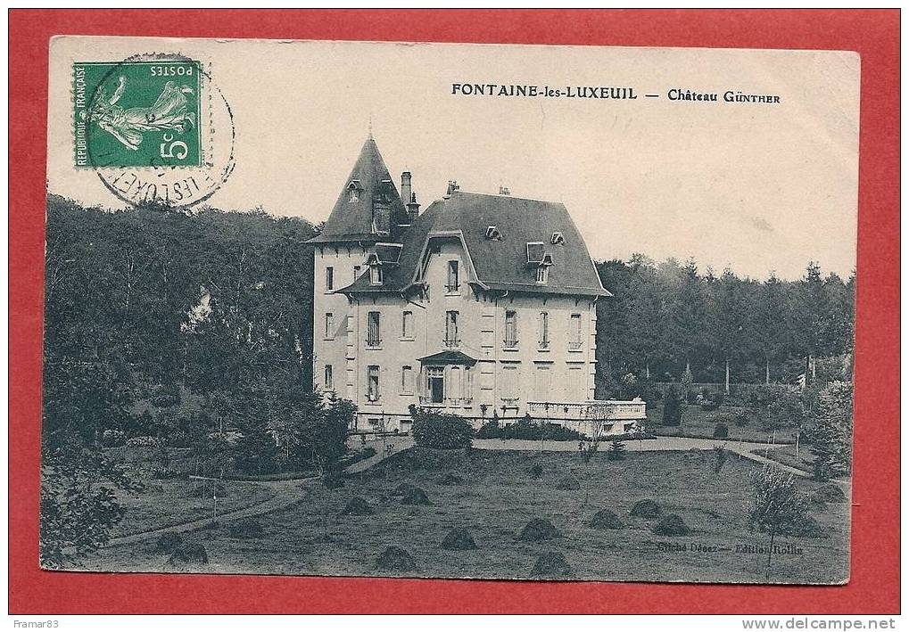 FONTAINE LES LUXEUIL - Chateau Gunther - Autres & Non Classés