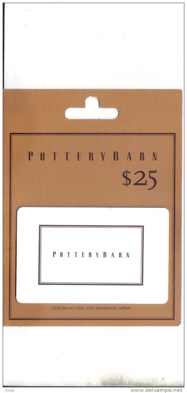 U.s.a.-potterybarn-$25-mint Folder - Sonstige & Ohne Zuordnung