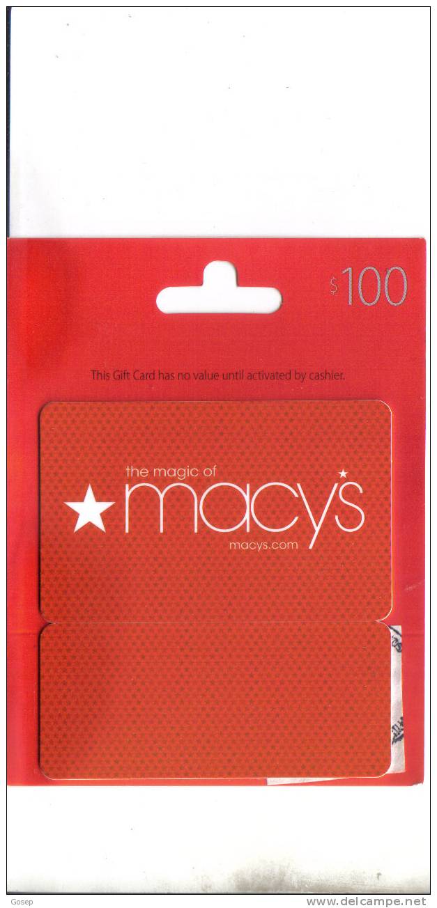 U.s.a.-the Magic Of Macy's-$100--mint Folder - Sonstige & Ohne Zuordnung