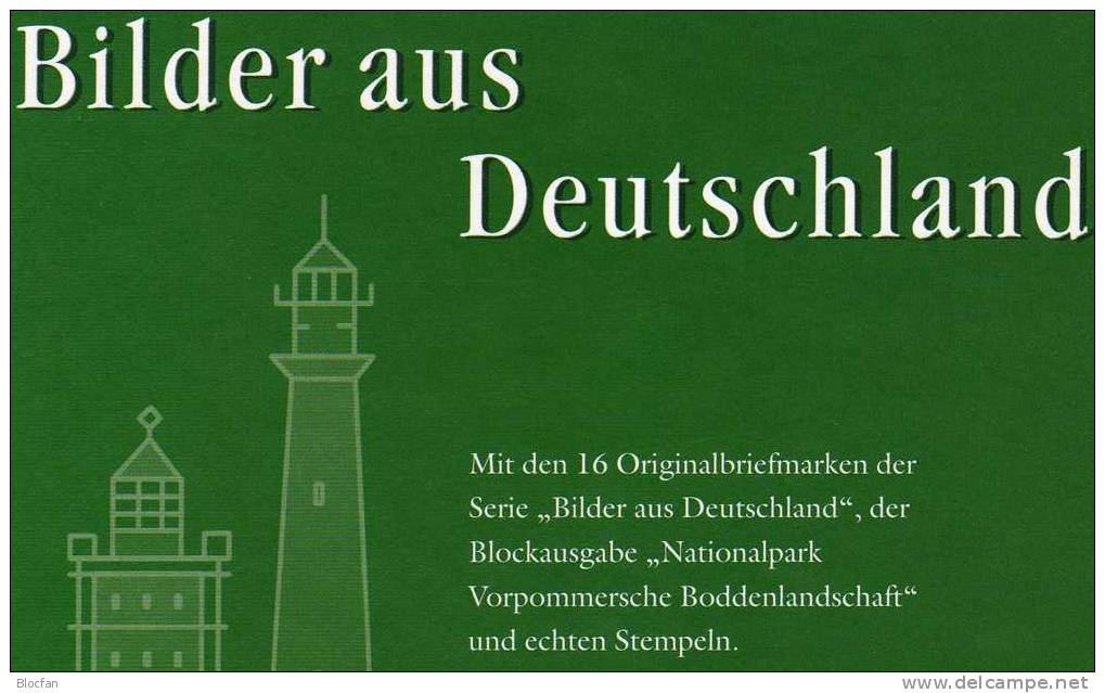 Buch Geschenk-Edition 1996 Bilder Aus Deutschland 5 Sets **/o 51€ Natur/Heimat Nature Landscape Stamps Book M/s Germany - Obj. 'Herinnering Van'