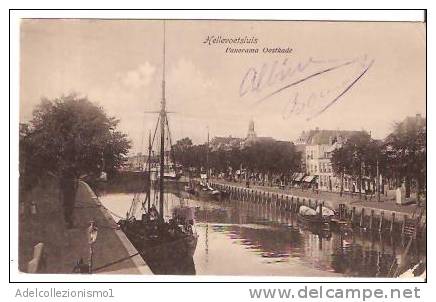 36773)cartolina Illustratoria Hellevoetsluis - Panorama - Hoek Van Holland