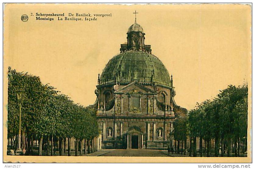 SCHERPENHEUVEL - De Basiliek, Voorgevel (Uitg. Grote Bazar P.V.B.A., N° 2) - Scherpenheuvel-Zichem