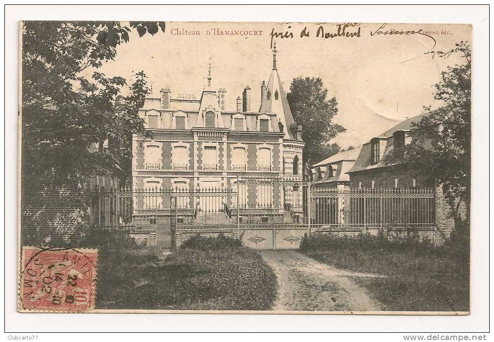 Doullens (80) : Château D'hamancourt En 1902. - Doullens