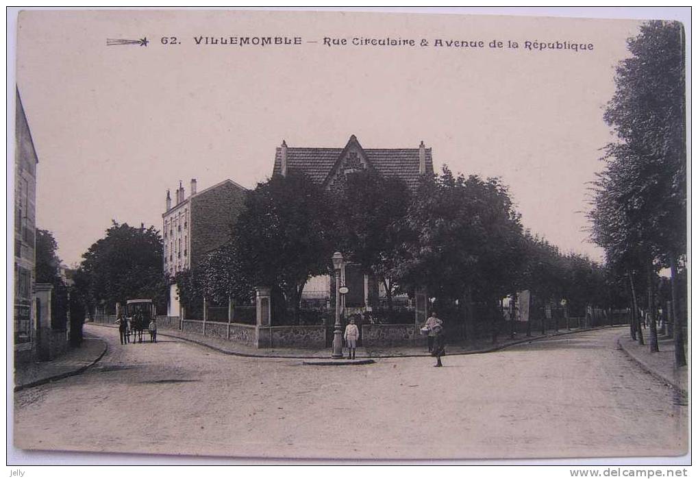 VILLEMOMBLE - Rue Circulaire & Avenue De La République - Villemomble