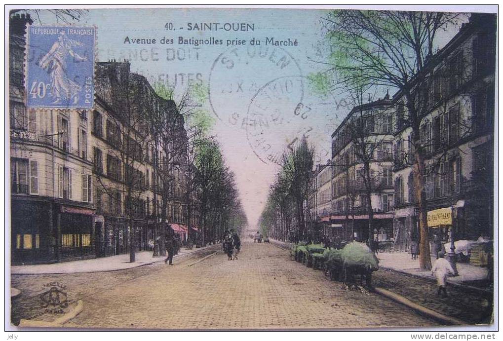 SAINT-OUEN - Avenue Des Batignolles Prise Du Marché - Saint Ouen