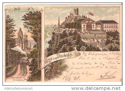 36828)cartolina Illustratoria Gruss Vom Drachenfels - Verso Trooz - Trooz