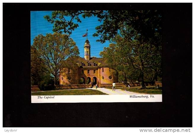 The Capitol - Williamsburg, Virginia - Andere & Zonder Classificatie