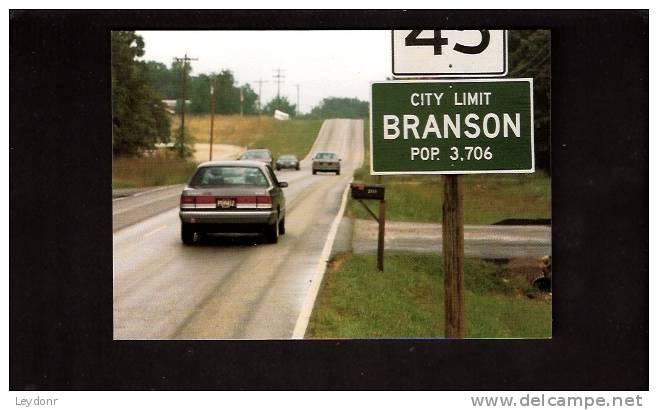 City Limit Branson Pop. 3,706, Missouri - Branson