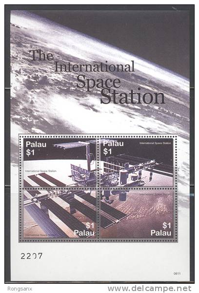 2005 PALAU - INTL.SPACE STATION SHEET - Oceania