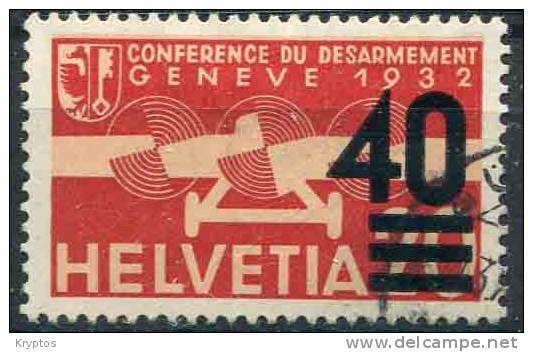 Switzerland Air Mail 1935-37 - Usati