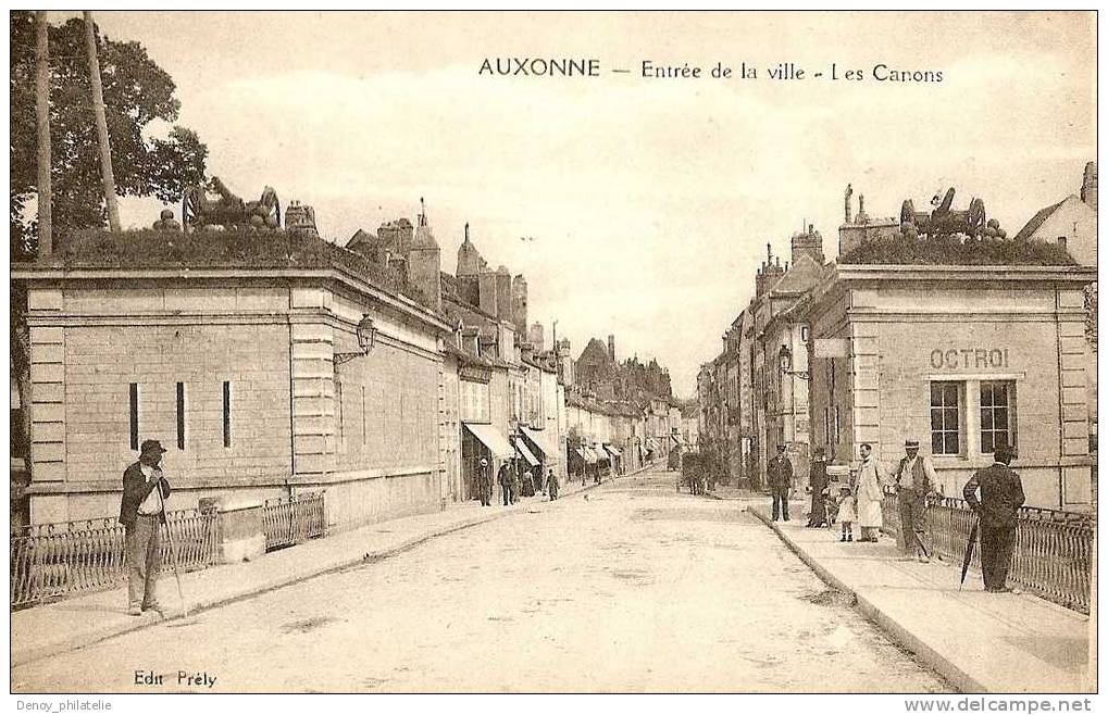 21/ AUXONNE / ENTREE DE LA VILLE LES CANONS - Auxonne