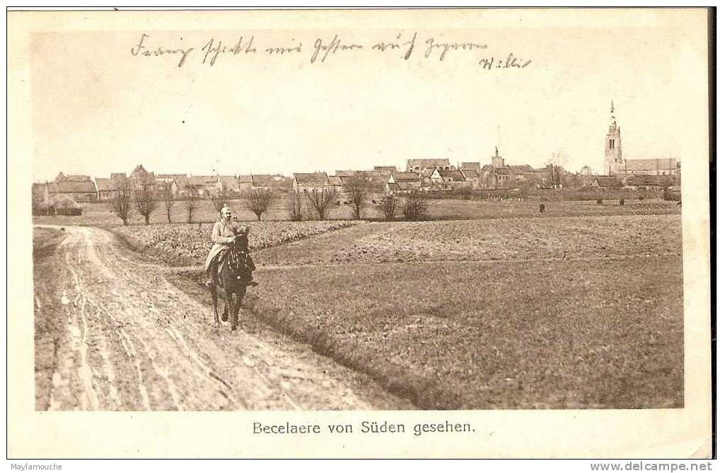 Becelaere Von Suden Gesehen   1915 Occupation Allemande (zonnebeke - Zonnebeke