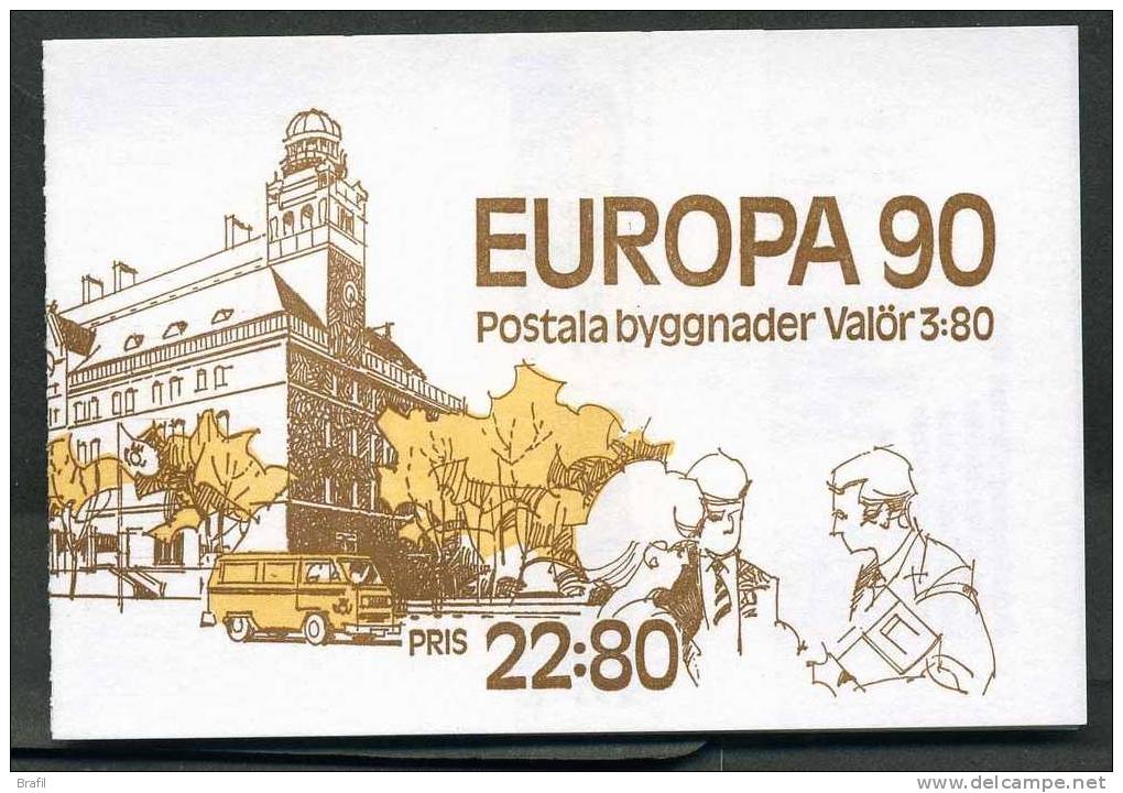 1990 Libretto Europa CEPT Svezia - 1990