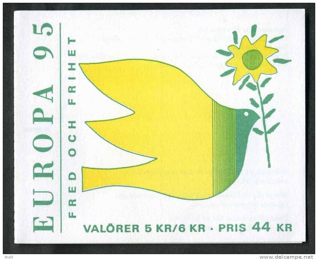 1995 Libretto Europa CEPT Svezia - 1995
