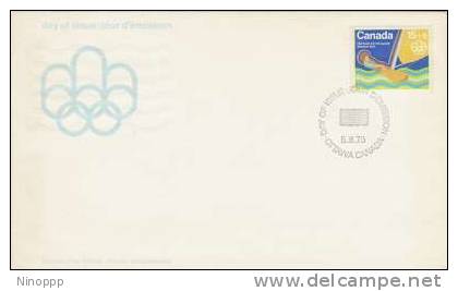 Canada-1975 Montreal Olympic Games,15+5 Sailing, FDC - Verano 1976: Montréal