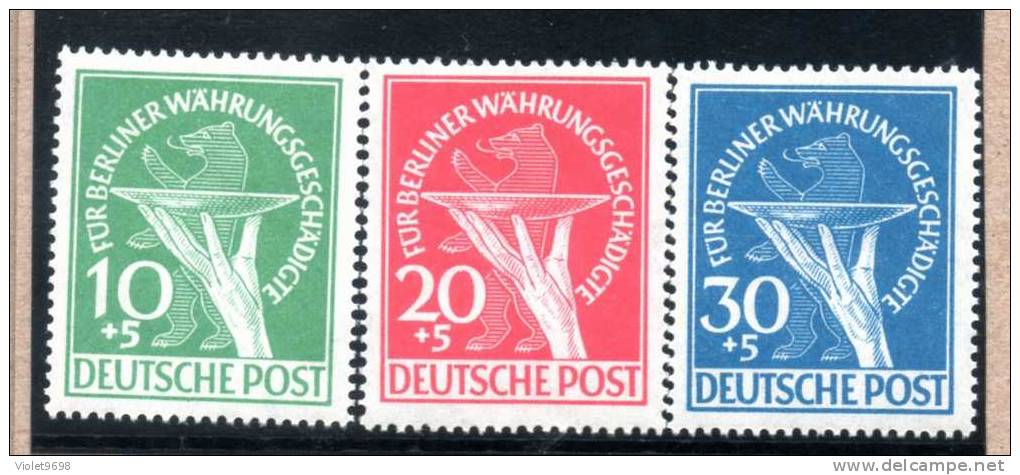 Allemagne Berlin : TP N° 54/56 ** - Unused Stamps