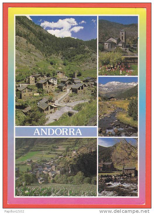 E-Andorre-80PH32 Valls D'Andorra, Multivues, BE - Andorre