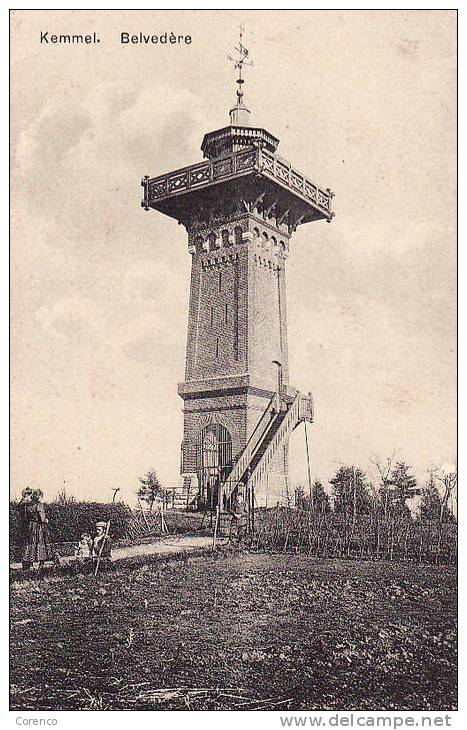 3443   KEMMEL   BELVEDERE   Circulée  1910 - Heuvelland