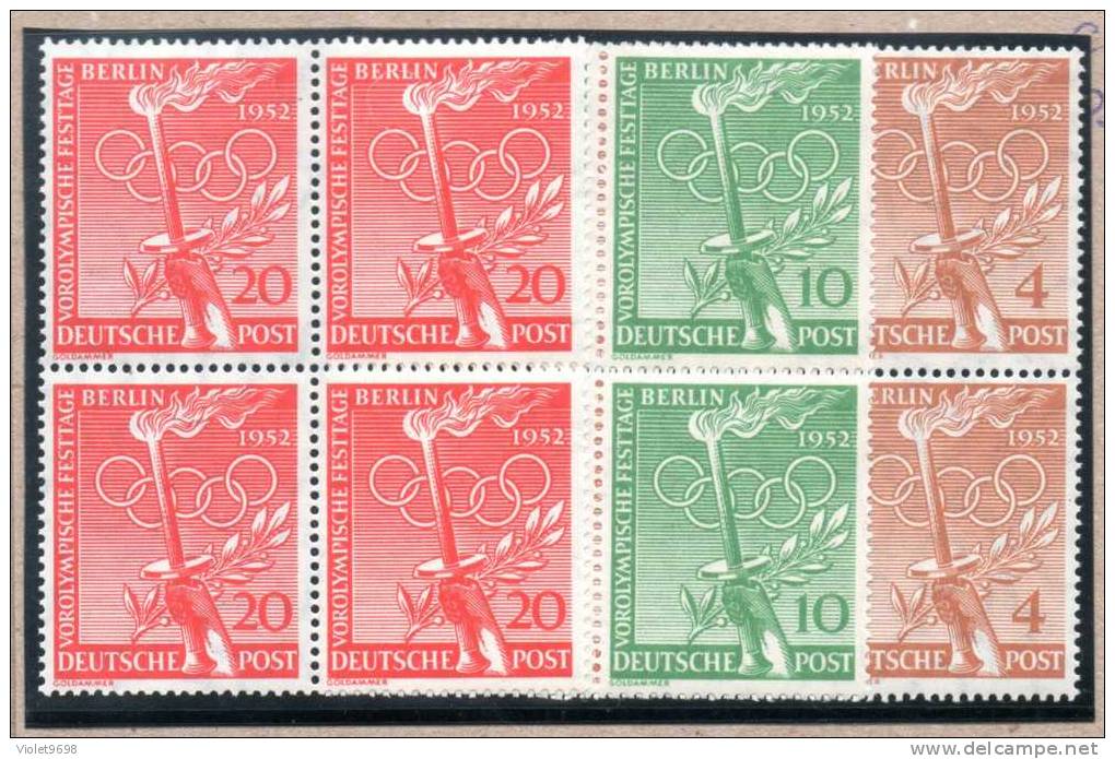 Allemagne Berlin : TP N° 74/76 ** - Unused Stamps