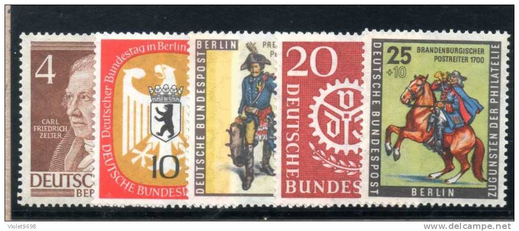 Allemagne Berlin : TP N° 77+114+116+124+139 ** - Unused Stamps