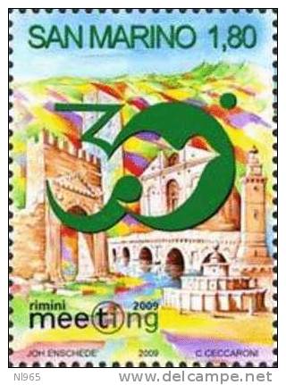 REPUBBLICA DI SAN MARINO - ANNO 2009 - 30° MEETING DELL´AMICIZIA TRA I POPOLI - NUOVI ** MNH - Unused Stamps