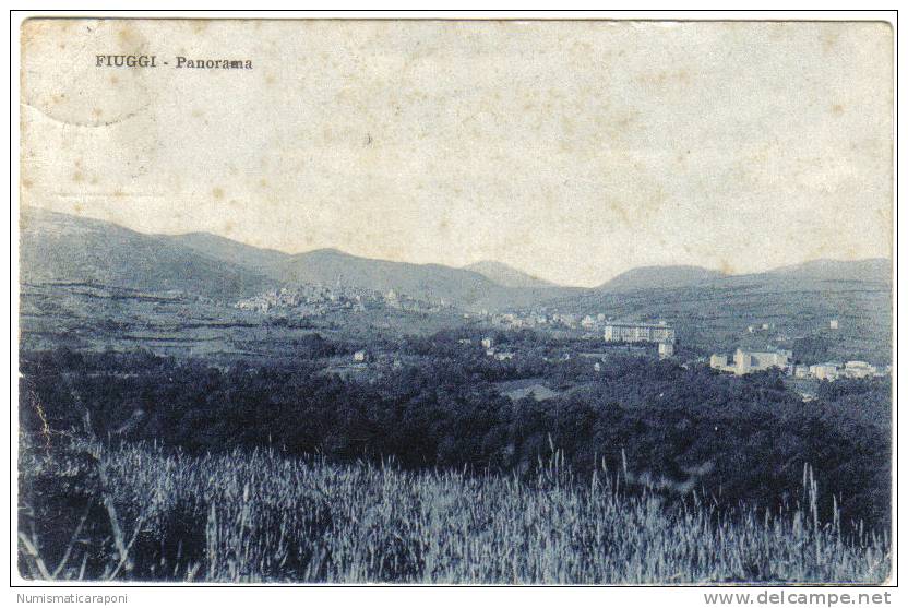 FIUGGI PAnorama VIAGGIATA 1929  COD.C131 - Altri & Non Classificati