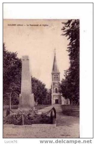 MOLINET -  Le Monument Et L´Eglise - Autres & Non Classés