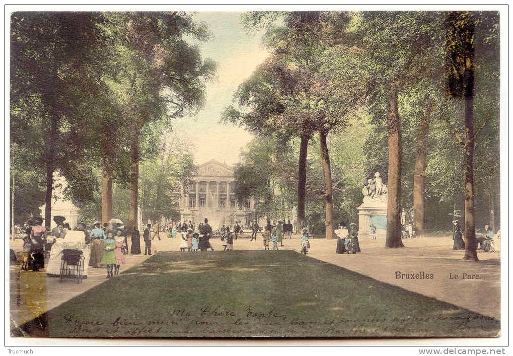 P2 - BRUXELLES - Le Parc   *photocarte Nels N° 34* En Couleurs* - Parks, Gärten