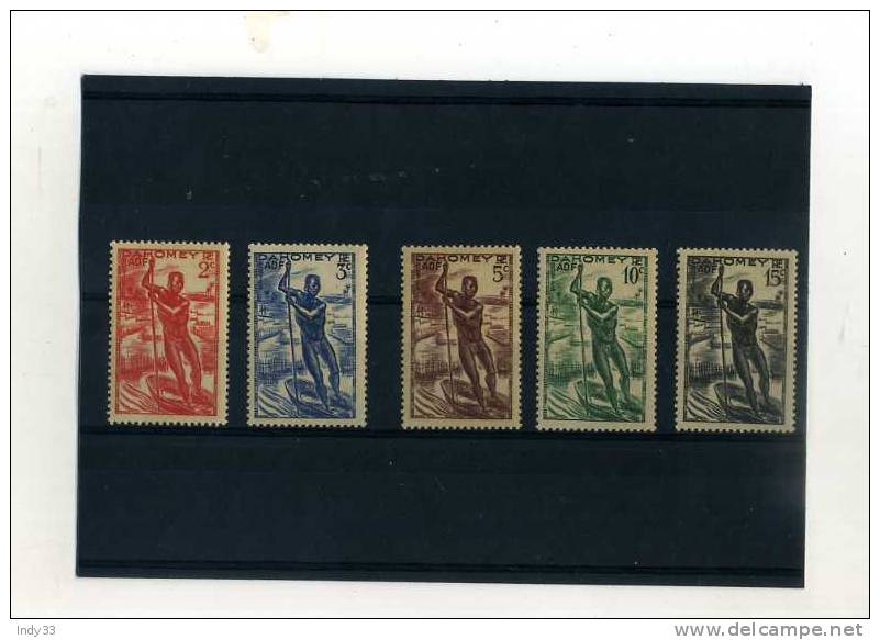 - FRANCE . TIMBRES DU DAHOMEY DE 1941 . NEUFS SANS CHARNIERE - Unused Stamps