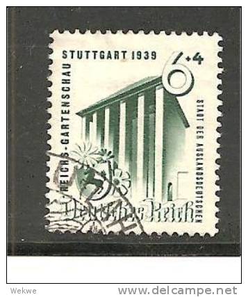 III-Mi.Nr.692 O/ (1939) Gartenschau, 6 Pfg. - Gebraucht