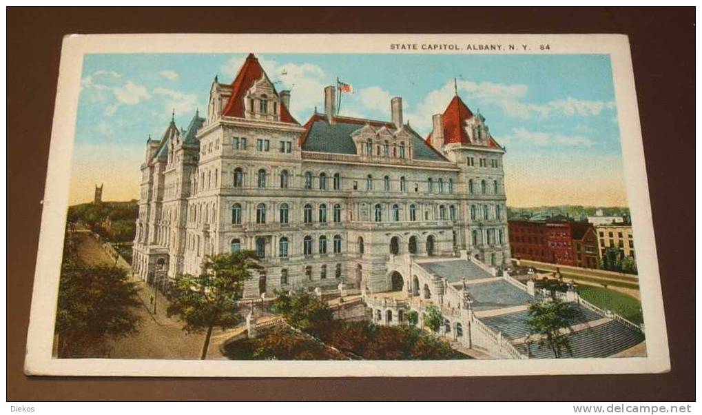 Ansichtskarte State Capitol 1924  Knick!! #AK1326 - Albany