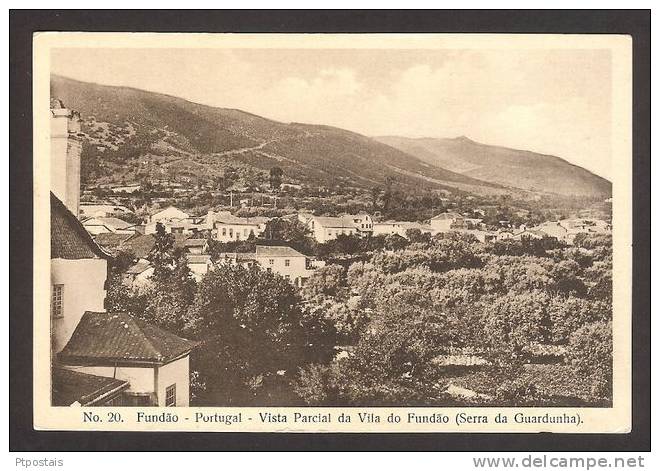 FUNDAO (Portugal) - Vista Parcial Da Vila Do Fundao (Serra Da Guardunha) - Castelo Branco