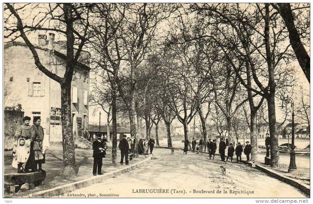 CPA - 81 -TARN - LABRUGUIERE - Boulevard De La République - 497 - Labruguière