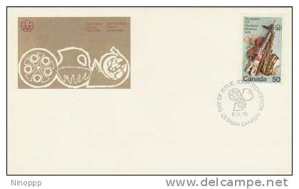 Canada-1976 Montreal Olympic Games,50c Performing Arts, FDC - Estate 1976: Montreal