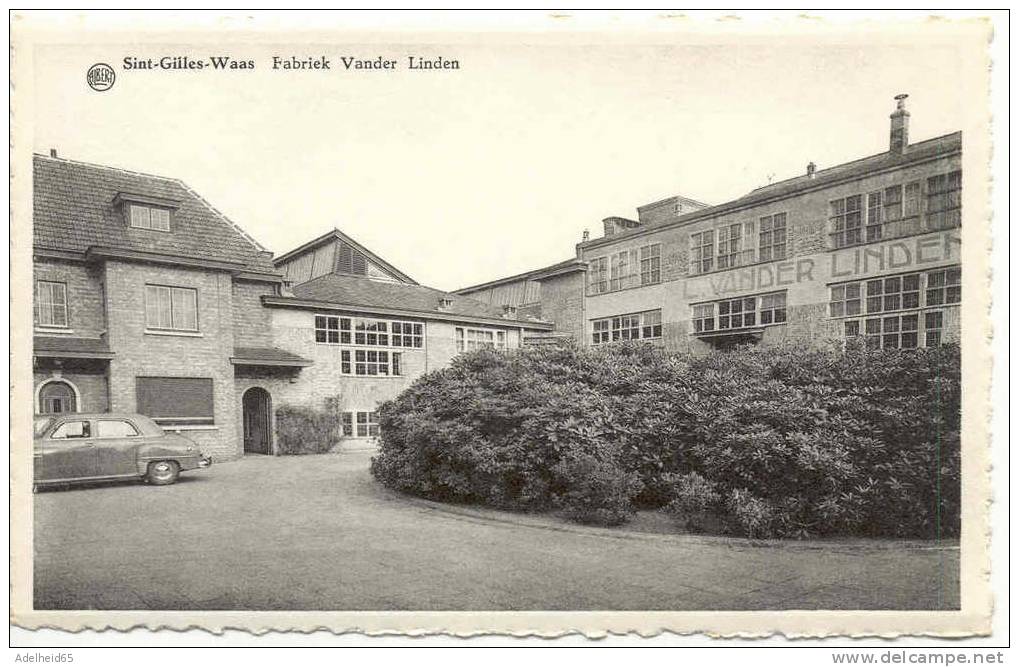 Sint-Gillis-Waas Uitg. Van Landeghem Kerkstraat 55 Fabriek Usine Vander Linden Auto Voiture (Panhard) Sint Gillis Waas - Sint-Gillis-Waas