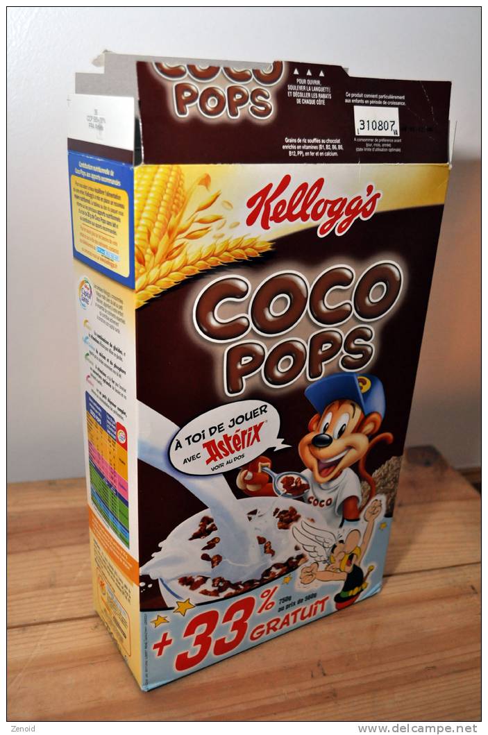 Boite Cereales Kellog´s Coco Pops "Asterix" - Astérix