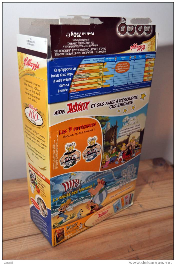 Boite Cereales Kellog´s Coco Pops "Asterix" - Astérix