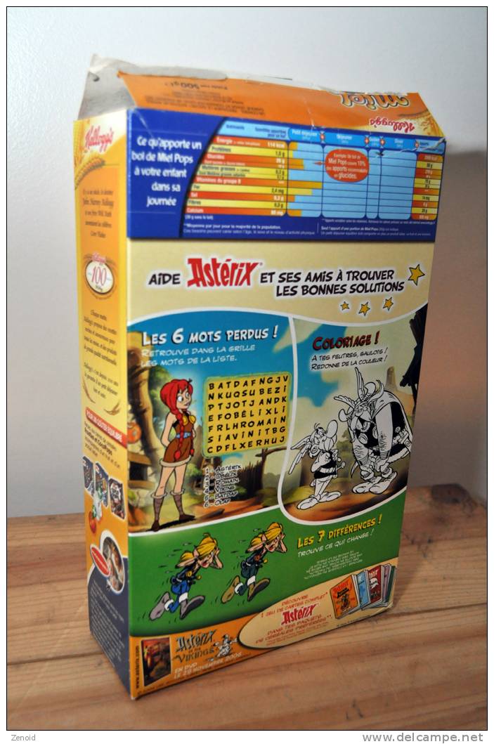 Boite Cereales Kellog´s Miel Pops "Asterix" - Astérix