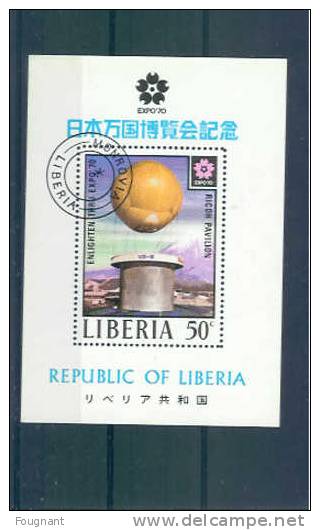 LIBERIA:1970:B.F.49 Obl.:Exposition Universelle D´Osaka,au Japon. - 1970 – Osaka (Japan)