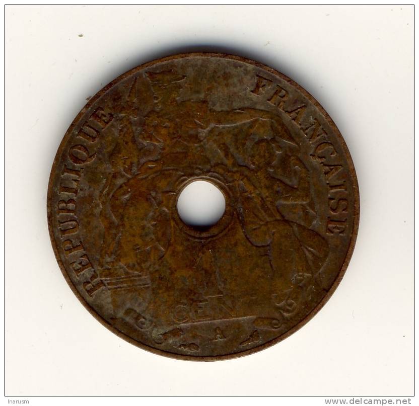 INDOCHINE - INDOCHINA  @@  1 Cents 1931  @@  Différent Torche, RARE - N° 01 - Altri & Non Classificati