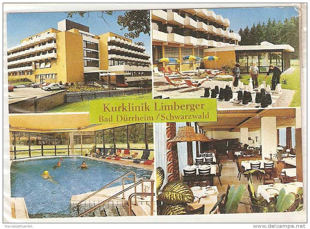 AK 333D349 Kurklink Limberger Bad Dürrheim MBK 4 Bilder 21.-9.81-18 7737 BAD DÜRRHEIM Schwarzwald Frau In Tracht - Bad Duerrheim